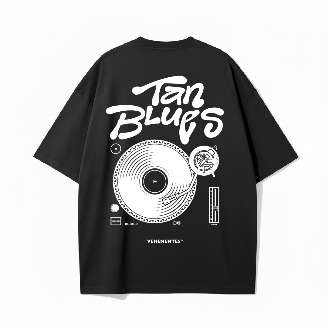 Oversize Tan Blues Negro Back